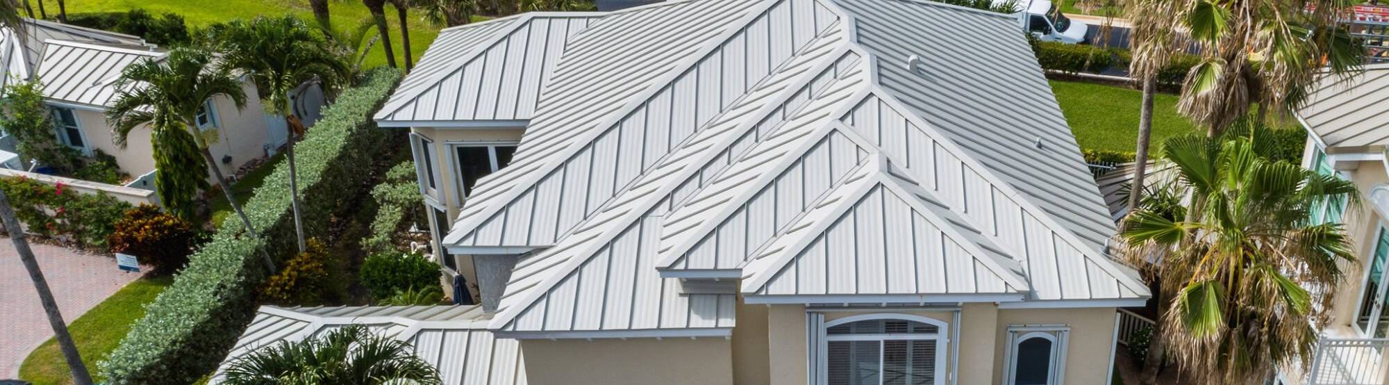 roof installed by metal roof installers in West Palm Beach